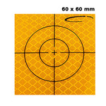 OMTools Measuring sticker Yellow  60x60mm bag of 10 or 20 pieces 3M film Class 3