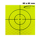 OMTools Reflexzielmarke Gelb  60x60mm Beutel mit 10 oder 20 Stück 3M Folie Klasse 3