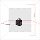 ADA  Cube 360 Prof. Edition met 1 verticale lijn 1 horizontale lijn van 360°