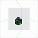 ADA  CUBE 2-360 G Prof. Edition  met 1 verticale lijn 1 horizontale lijn van 360°