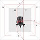 ADA  PROLiner 4V Kreuzlinienlaser 4 vertikale 1 horizontale Linien