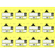 MOUS Systems Meter arrow, Height arrow stickers 1270 per sheet of 12 stickers