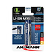 Ansmann 18650 li-ion Batterij 3400 mAh 3,6 V( Oplaadbaar) mit Micro USB anslusch