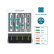 Ansmann Comfort Smart Batterie charger for  4 x AA of AAA Cellen