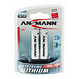 Ansmann  AA Lithium Extreme batterijen (Mignon AA) 1,5V  in Blister van 2 stuks