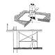 MOUS Systems Formwork sheet, Marking sheet 1400 for marking Mould point