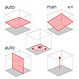 ADA  ROTARY 500HV Rotationslaser SET inkl. TRP-160 Stativ und LB-2 Laserlatte