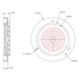 OMTools DNW100.5 zeer groot rond machine waterpas diameter Ø 100 mm