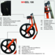 ADA  Wheel 100 Messrad  mit Stahlrahmen