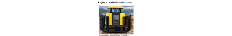 Professional Slope lasers with LCD display from Leica Geosystems.