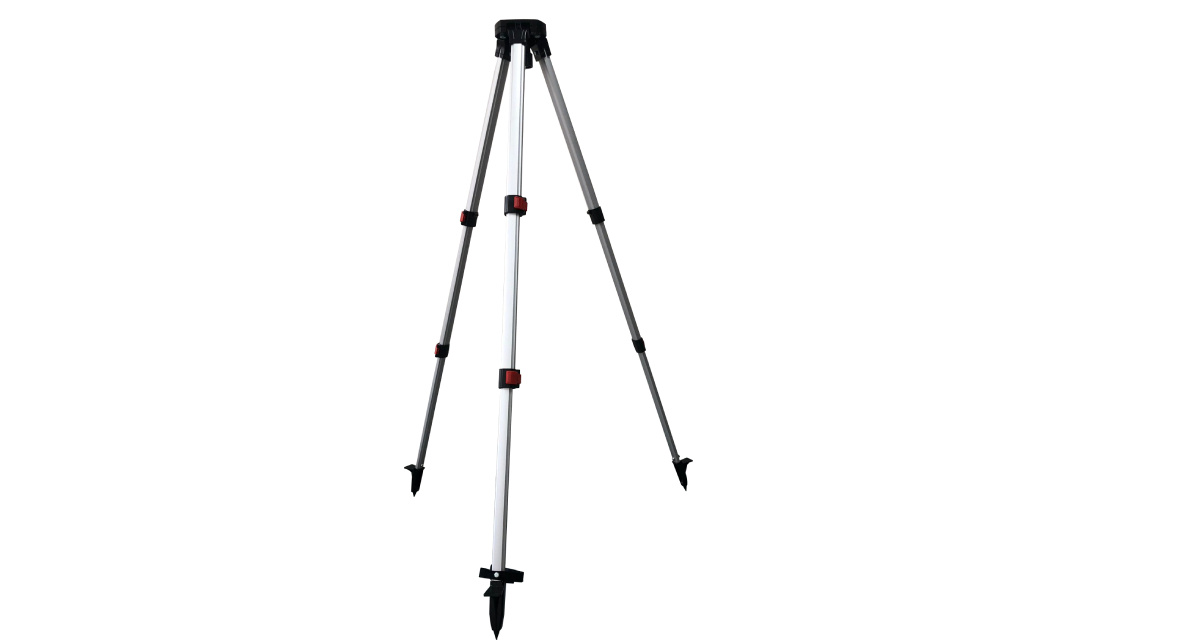 OMTools TRP-142 Konstruktionsstativ von 69-142 cm mit Flachkopf Ø 140 mm