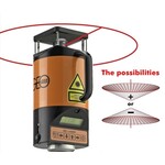 GEO-laser KB-80L Kegelbau-Laser Automatik , maximale Kegelneigung beträgt  22 %.+ oder-