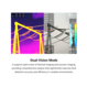 Guide FA611 modular acoustic thermal camera 128 low noise MEMS microphones