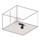 OMTools MLLR1 Industry projection laser Red with red line