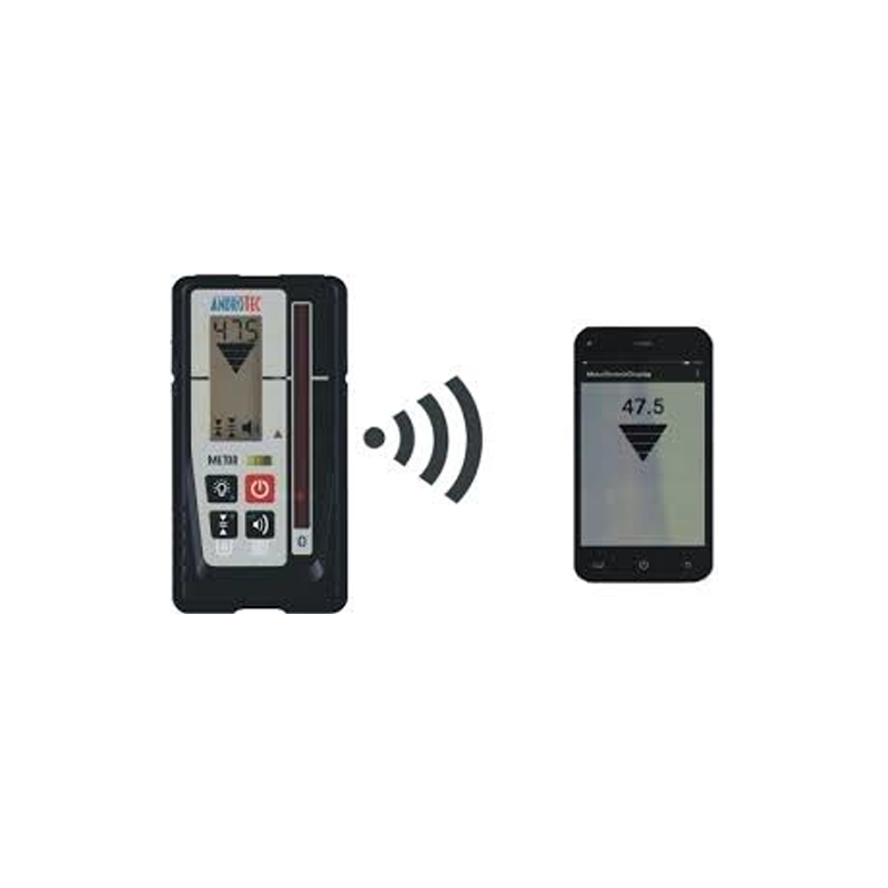 Androtec MTR-90RF mm Handheld reciever for Red  rotation lasers