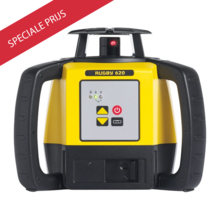 Leica  Rugby 620 bouwlaser met dubbel afschot functie met RE 160 ontvanger