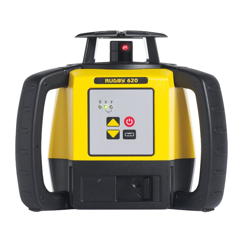 Leica  Rugby 620 bouwlaser met handmatig instelbare dubbelafschot functie met RE ontvanger