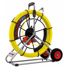 Runpotec RUNPO Profi glasvezel trekveer Ø 9mm RTG12, 120m incl. Haspel