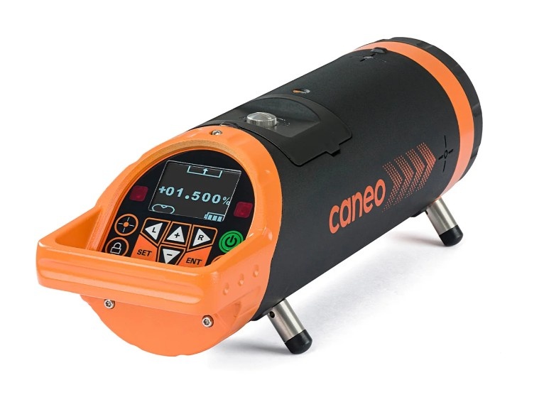 geo-Fennel Caneo  Kanalbaulaser mit grünem Laserstrahl, Ø 96 mm, L = 332 mm