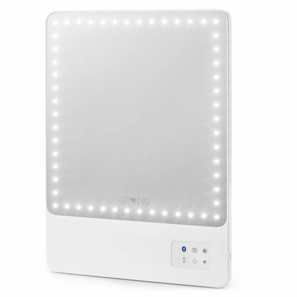 RIKI SKINNY RIKI SKINNY Make-up Spiegel 54x LED/Accu & bluetooth voor Smartphone gebruik