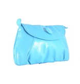 Make-up tas met knoop Blauw, reizen, vakantie, beauty, opbergen