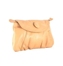 Make-up tas met knoop Beige