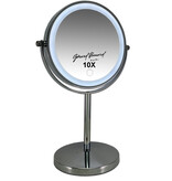 Gérard Brinard Metalen oplaadbare make-up spiegel LED 10X vergroting