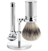 Mühle Muhle Scheerset Chrome (3-delig)