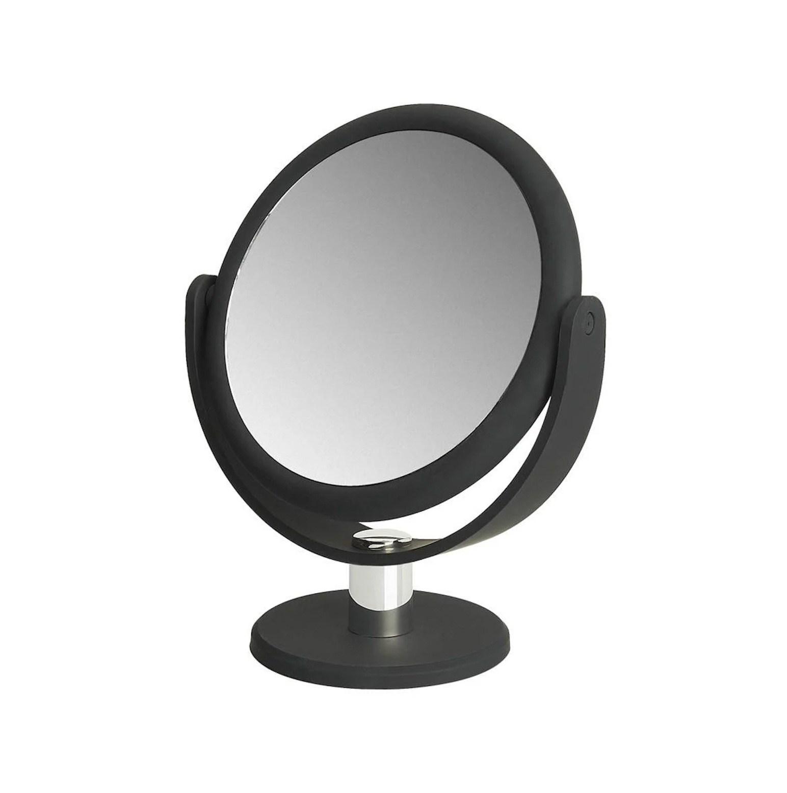 Make-up Spiegel met rubbercoating Ø10,5cm/5x vergroting