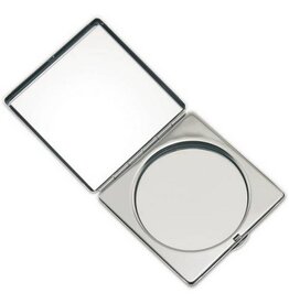Make-up Tasspiegeltje zwart/goud/zilver