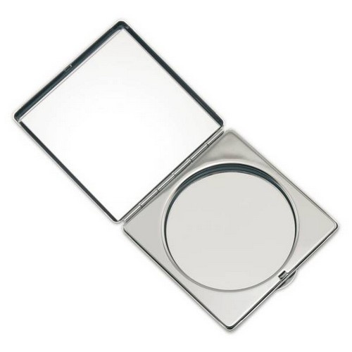 Make-up Tasspiegeltje zwart/goud/zilver