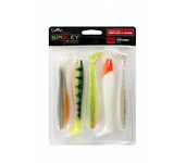 rage spikey shad mixed colours (5 colours)