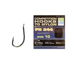 preston competition hooks to nylon pr344