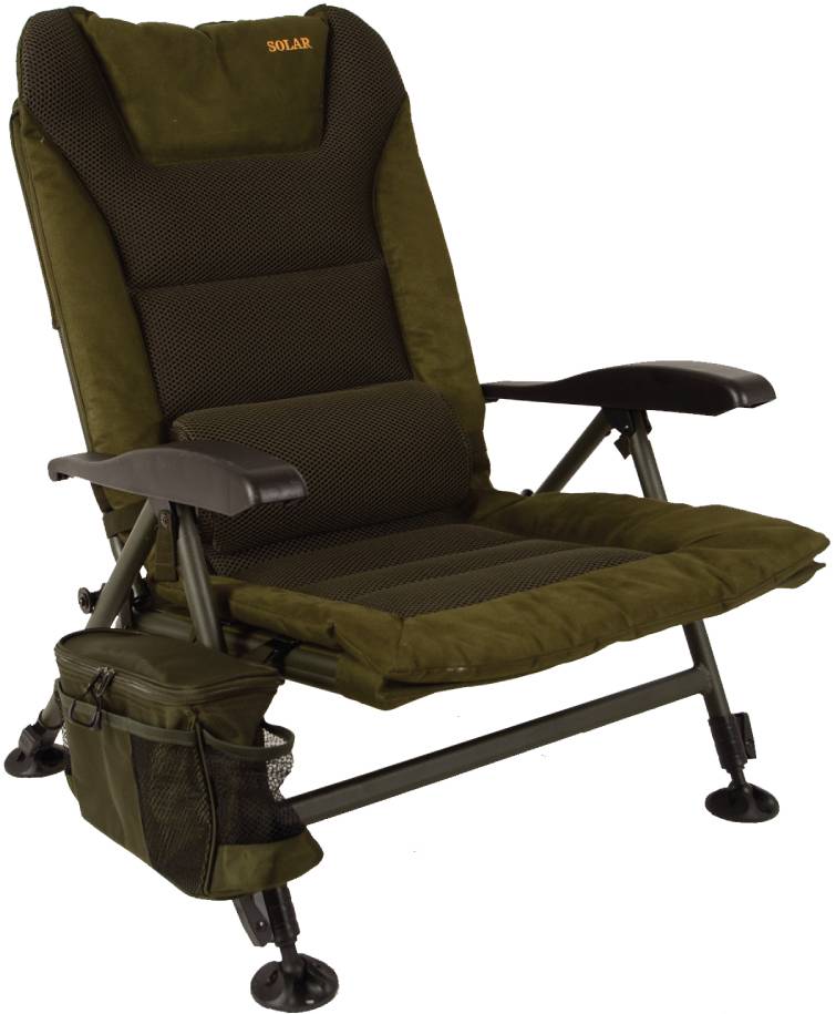 solar tackle sp c-tech recliner chair - high - Hareco Hengelsport