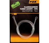 fox fluorcarbon fused leader (no swivel) 75cm