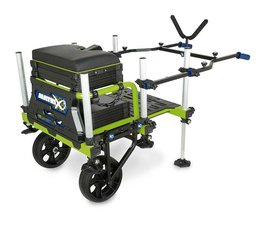 matrix fishing 2 wheel superbox transporter