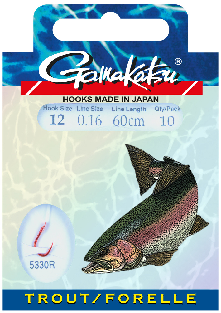 gamakatsu hook bks5330r trout 60 cm Hareco Hengelsport