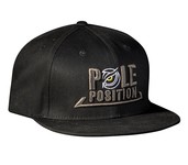 pole position flat cap black