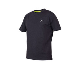 matrix fishing minimal black marl t-shirt