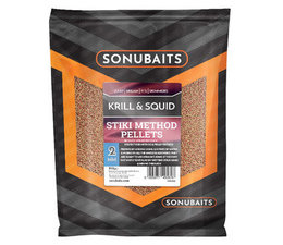 sonubaits stiki method pellets krill & squid 2mm