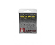 korum barbed hook hairs with quickstops