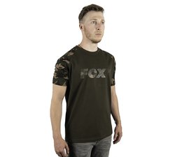 fox black camou raglan t-shirt