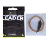 ridgemonkey spectre fluorocarbon uni lead clip leader