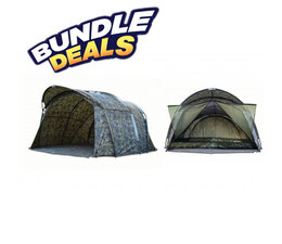 solar tackle undercover camo bivvy 2-man **bundel deal