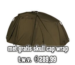 trakker tempest brolly 100 aquatexx ev 1.0 + GRATIS SKULL CAP WRAP