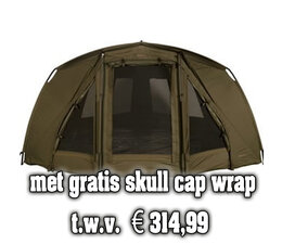 trakker tempest bivvy 100 aquatexx ev 1.0 + GRATIS SKULL CAP WRAP