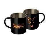 fox stainless black xl mug