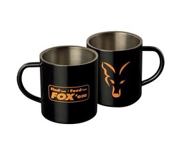 fox stainless black xl mug