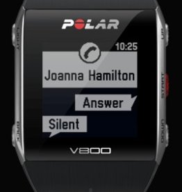 phone radar Polar V800
