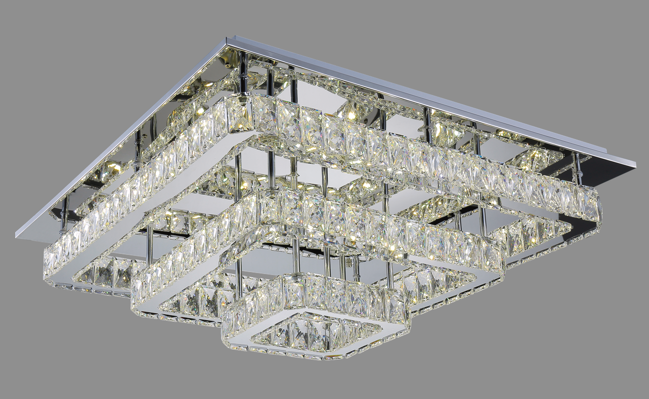 Plafondlamp Aban - 60 x 60 cm - Dimbaar LED licht